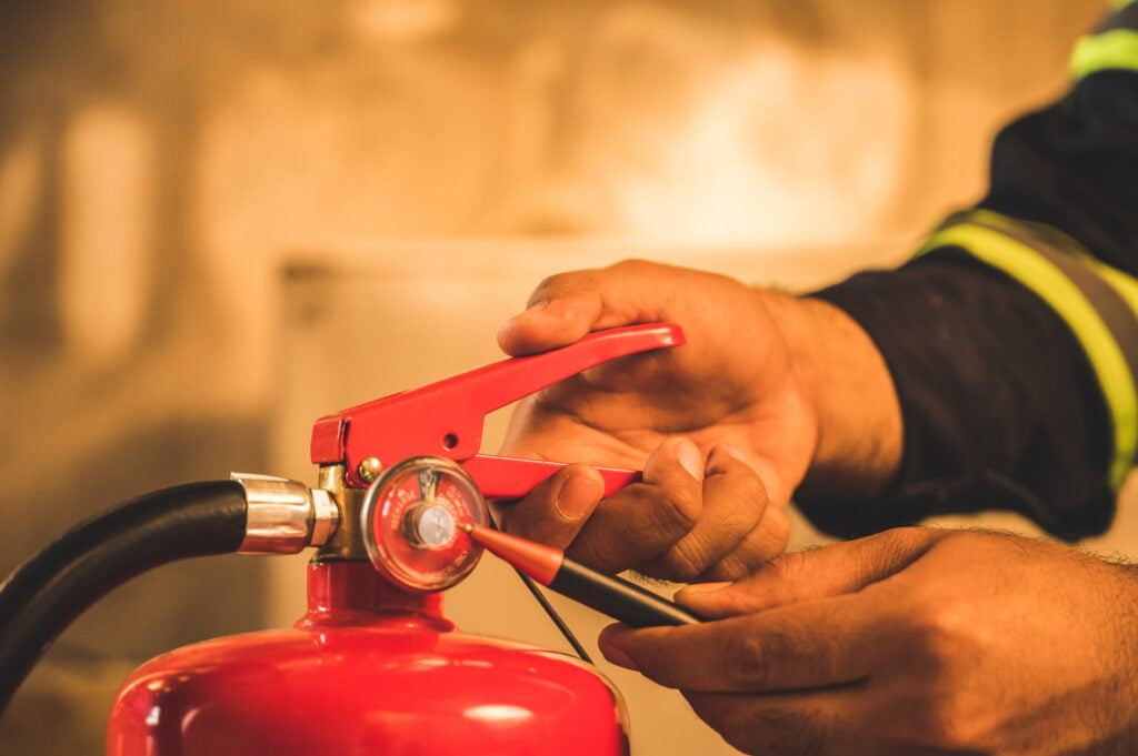 Fire extinguisher maintenance Ireland IS 291 certification